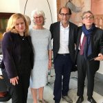 Heb veel samengewerkt met Università Suor Orsola Benincasa. Hier een ontmoeting met manager internationale contacten Francesca Russo, oud-collega Vera Gaikhorst en rector Lucio d'Alessandro